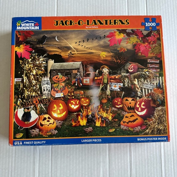Jack O Lanterns (1120pz) - 1000 Pieces - Picture 1 of 3